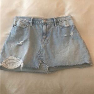 Frame denim miniskirt